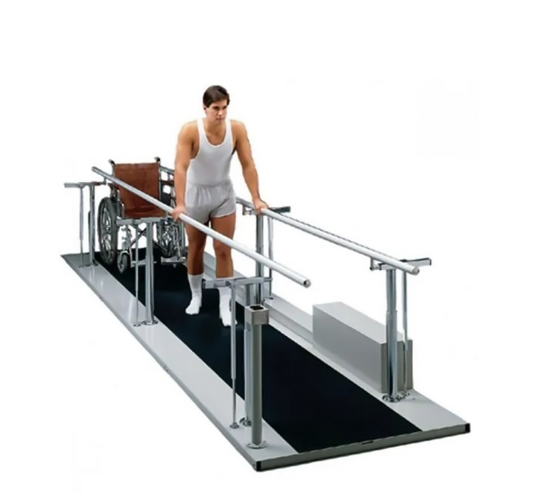 tri w-g motorized height and width parallel bars